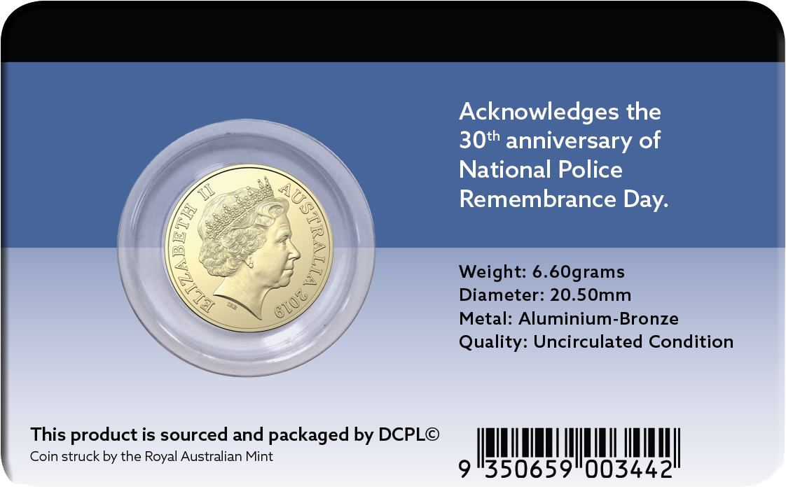 2019 $2 Police Remembrance Coin Pack