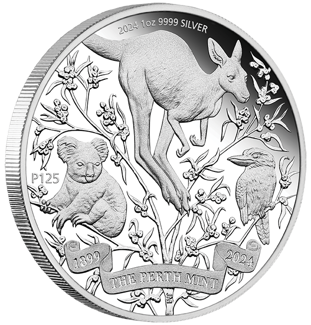 2024 The Perth Mint's 125 Anniversary 1oz Silver Typeset