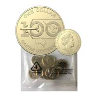 2020 $1 QANTAS Centenary 10 Coins Sachet