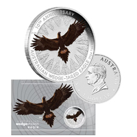 2024 $1 Australian Wedge-Tailed Eagle 1oz Silver Coloured Coin