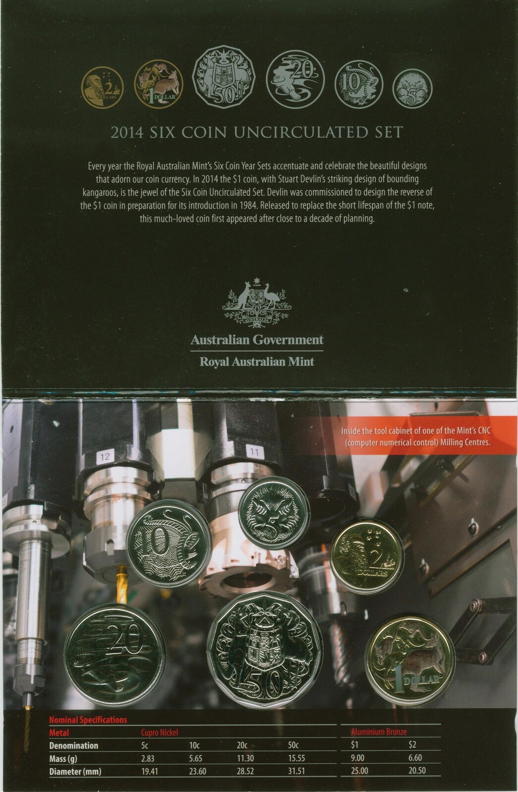 2014 Royal Australian Mint Uncirculated Mint Set