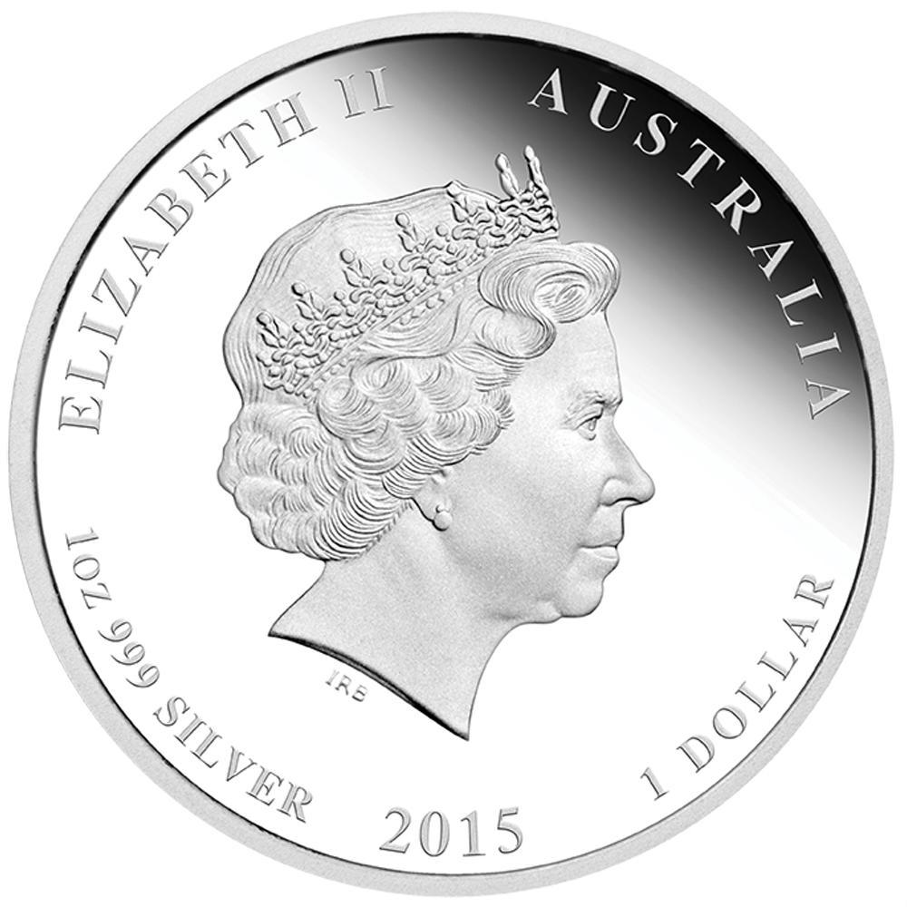 2015 $1 HRH Princess Charlotte Silver Coin