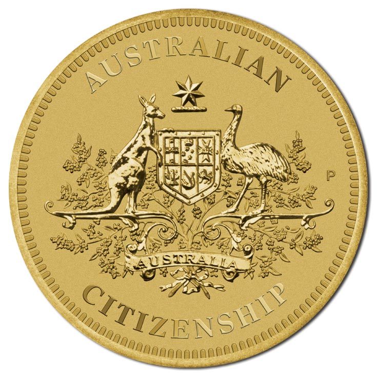 2016 $1 Australian Citizenship BU Coin
