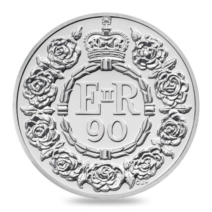 2016 Queen's 90th Birthday UK £20 Fine Silver Coin
