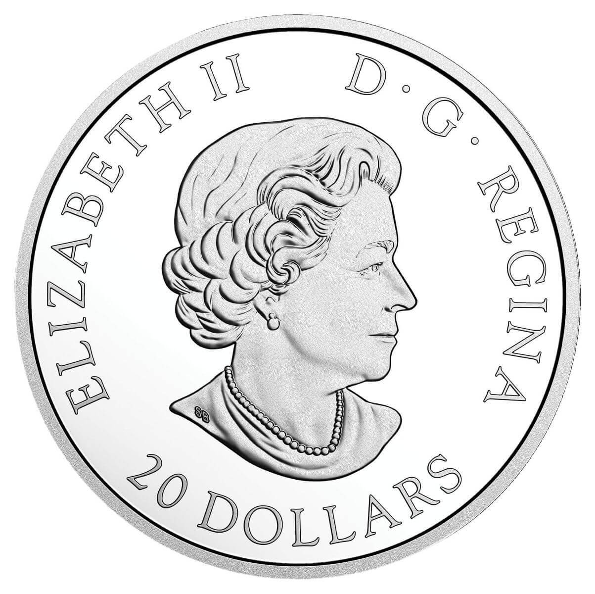 2018 CA$20 Royal Portrait Gold-Plated 1oz Silver Proof