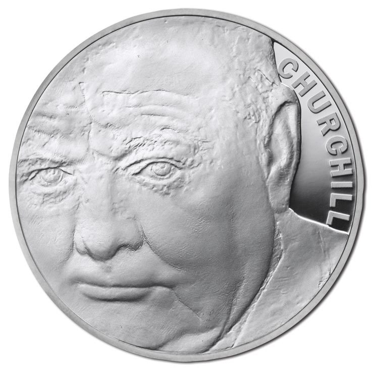 2015 UK £5 Winston Churchill 50th Anniversary Silver Proof