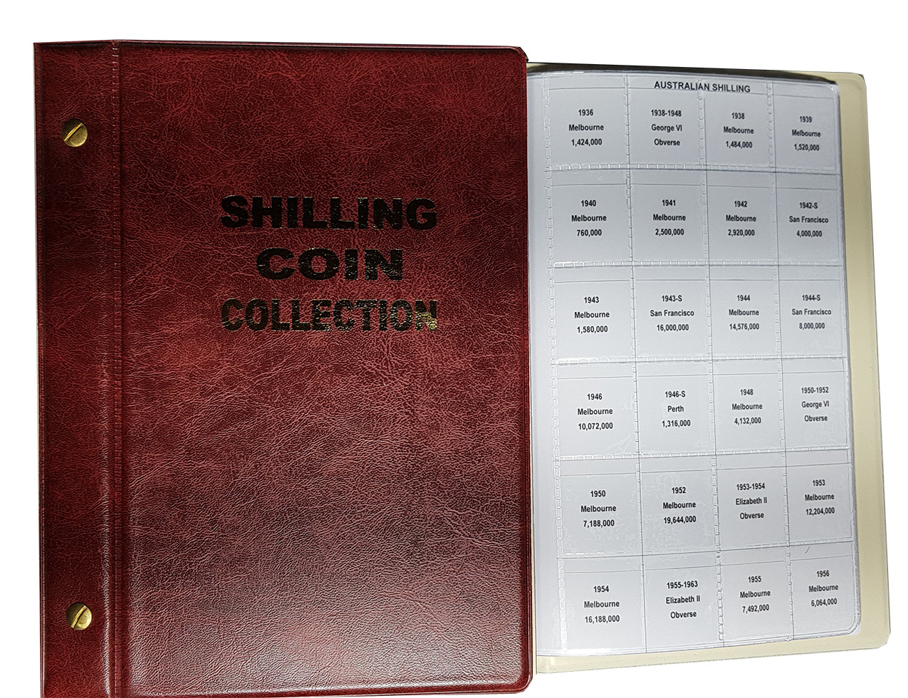 VST Shilling Circulating Coin Album