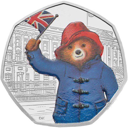 2018 UK50p Paddington at Buckingham Silver Proof