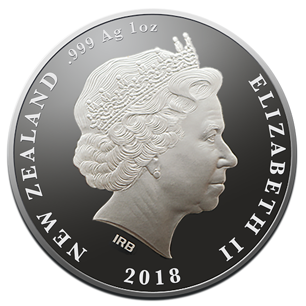 2018 NZD$1 Royal Wedding 1oz Silver Proof Coin