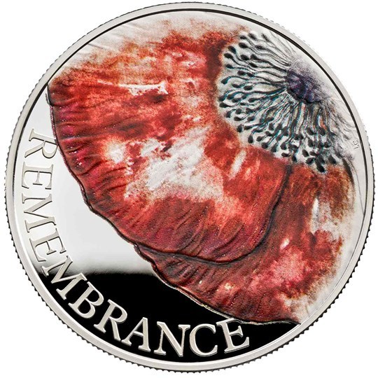 2018 UK £5 Remembrance Silver Proof Coin