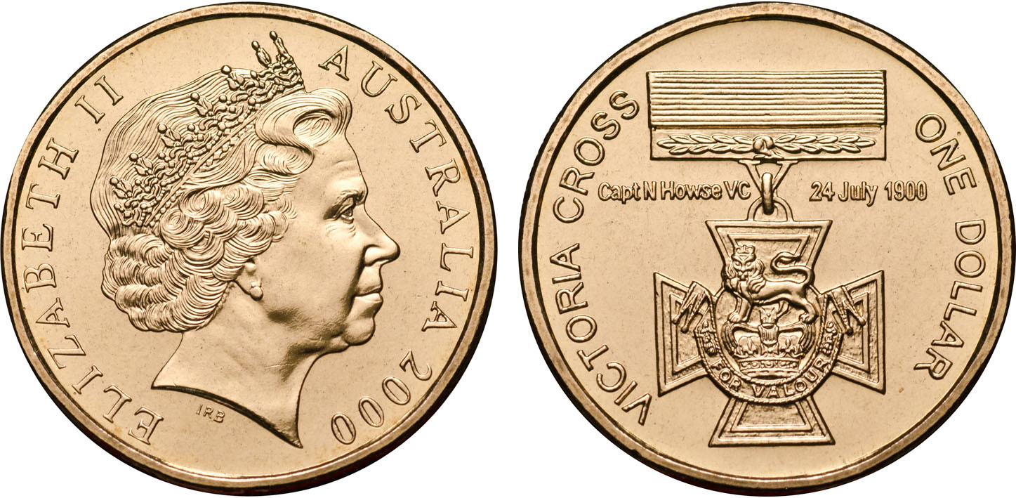 2000 $1 Victoria Cross Unc Coin