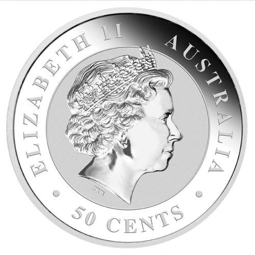 2016 Australian Kangaroo 1/2oz Silver Coloured ANDA Money Expo Special