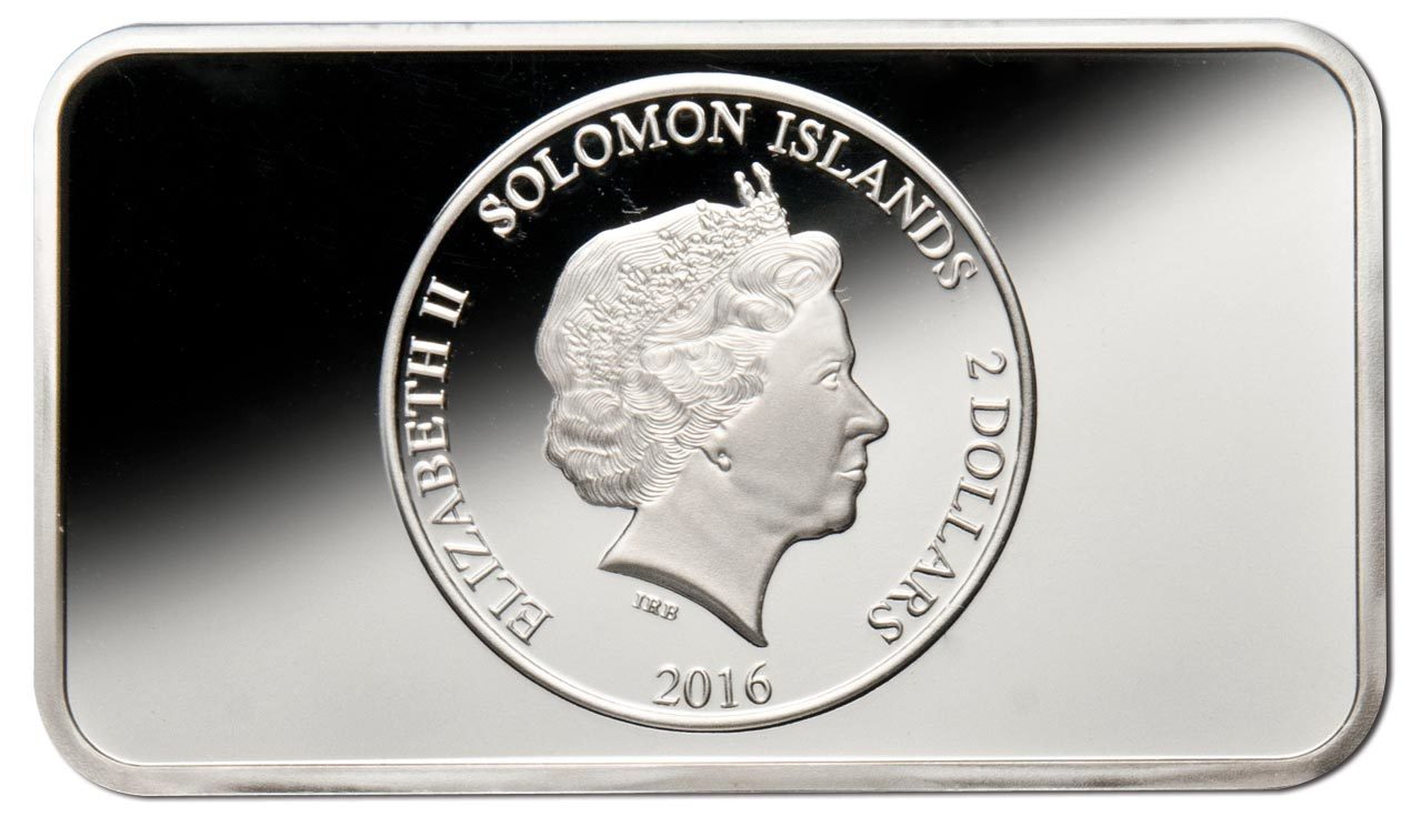 2016 $2 Greek Acropolis Hologram 1oz Silver Proof