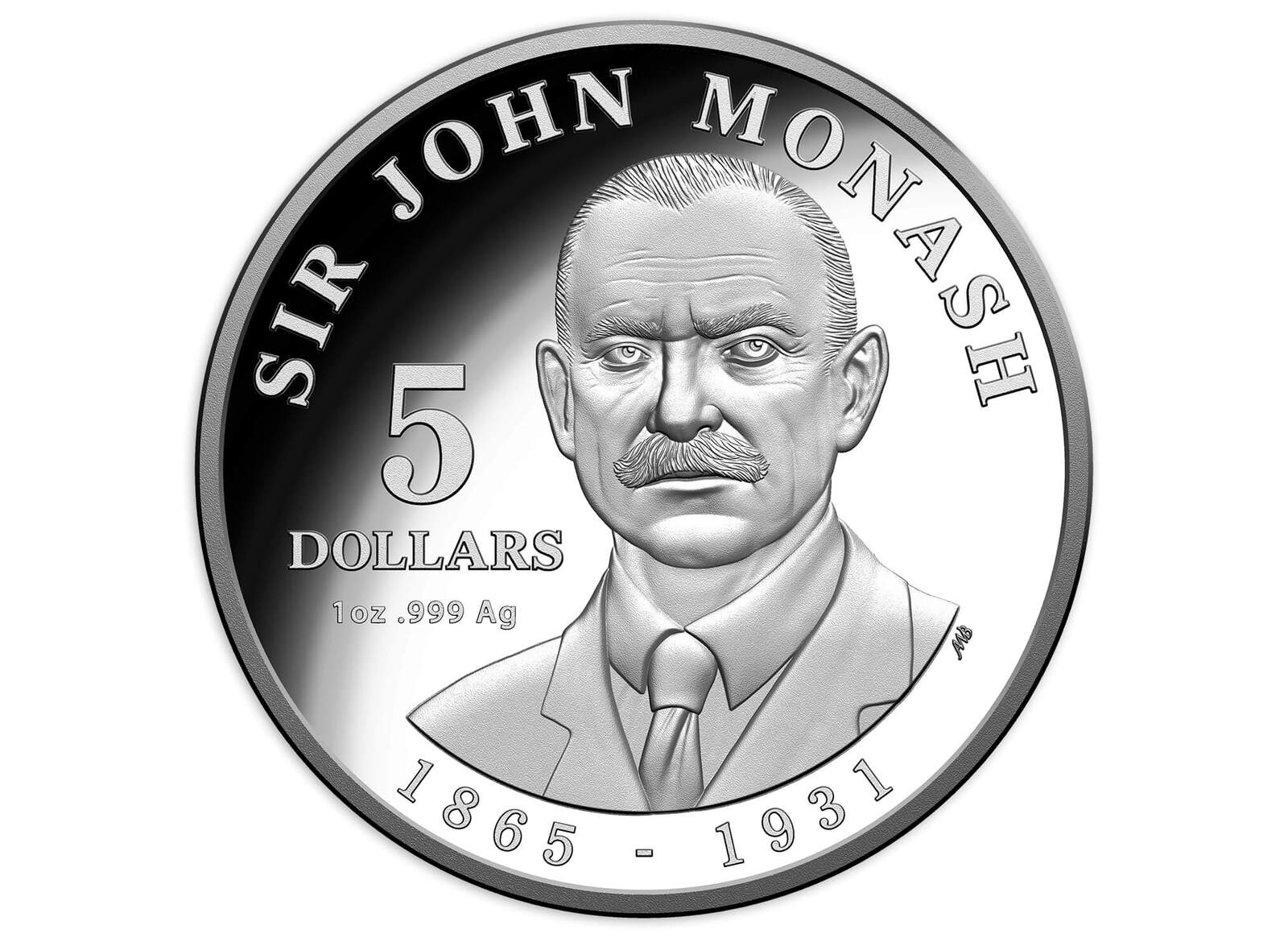 2018 $1 Sir John Monash Silver Proof Coin