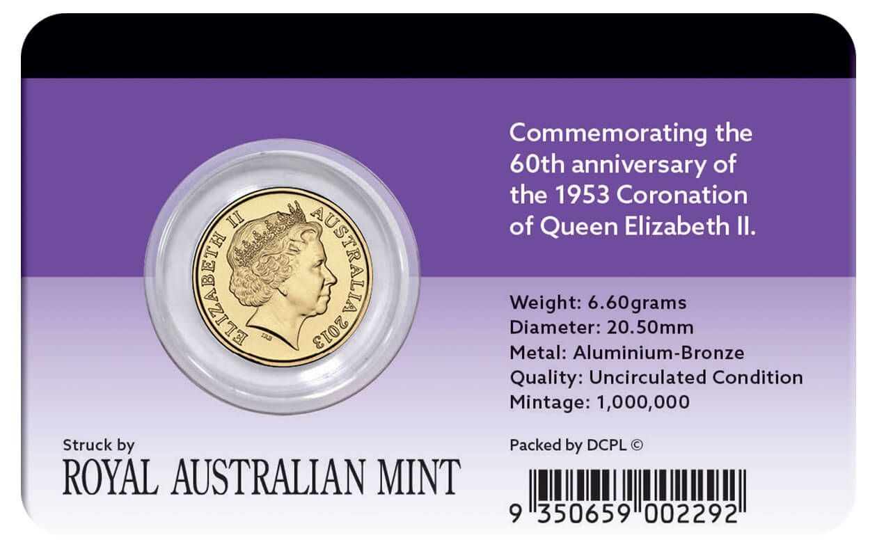 2013 $2 Coronation 60th Anniversary Coin Pack