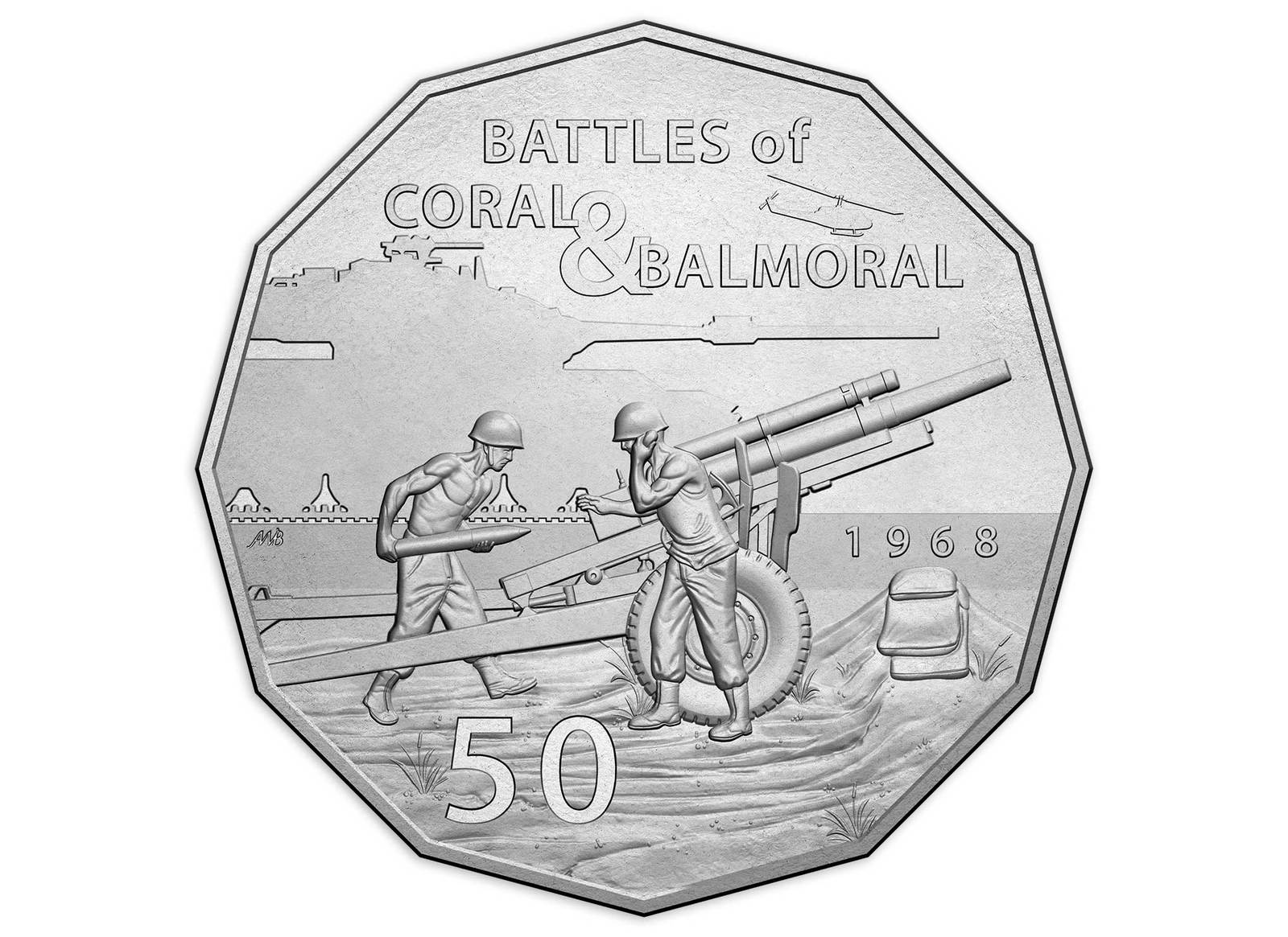 2018 50c Coral & Balmoral Unc