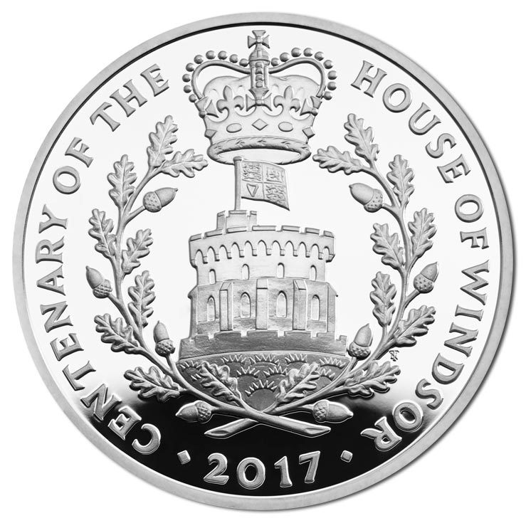 2017 £5 House of Windsor Centenary Silver Proof