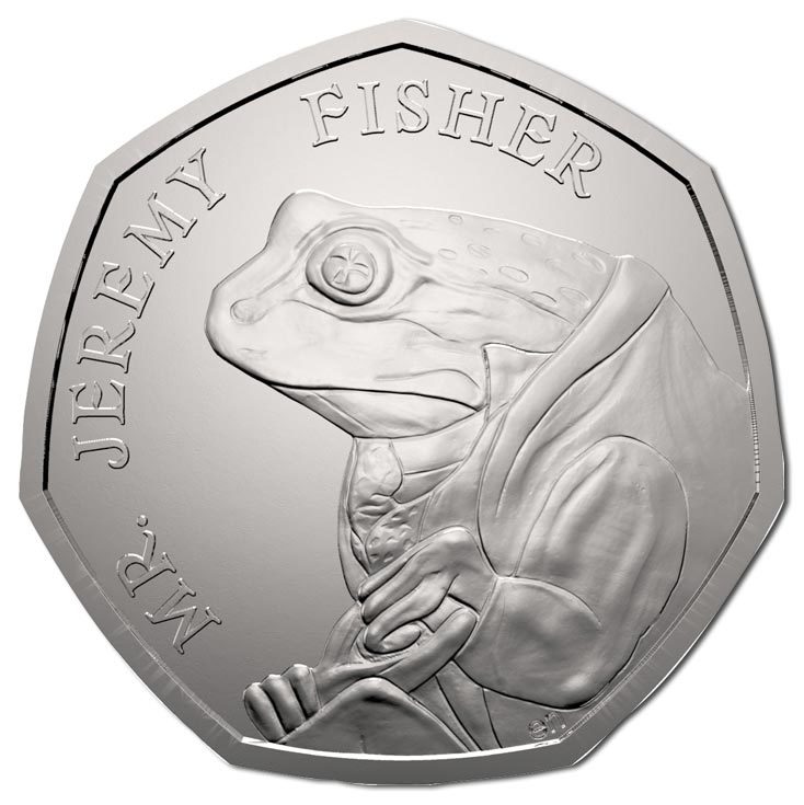 2017 50p Mr Jeremy Fisher BU