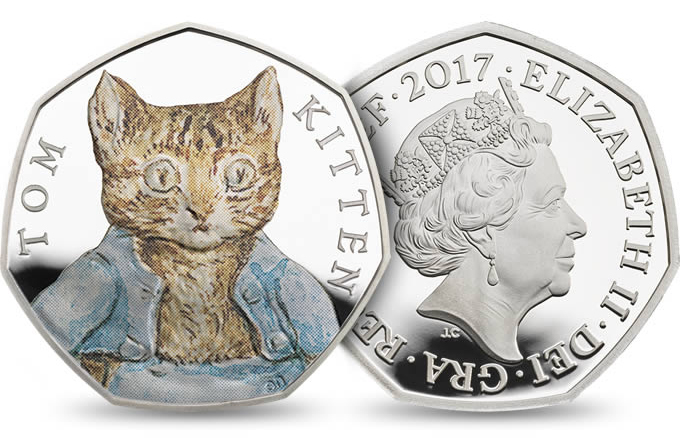 2017 50p Tom Kitten Silver Proof