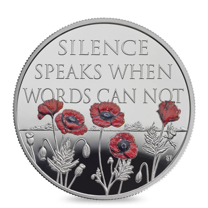 2017 £5 Remembrance Day Silver Proof Coin