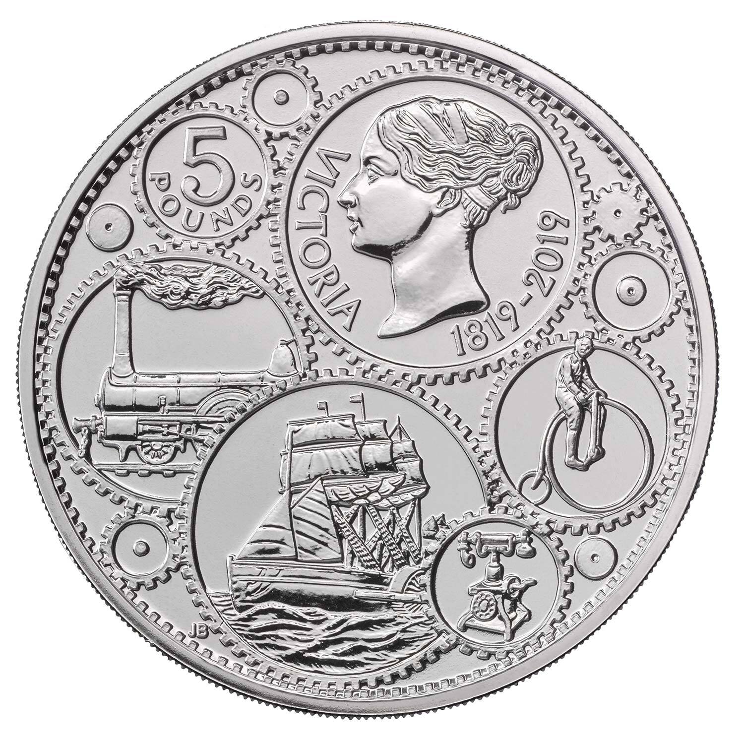 2019 £5 200th Anniversary of the Birth of Queen Victoria Brilliant Unc Coin