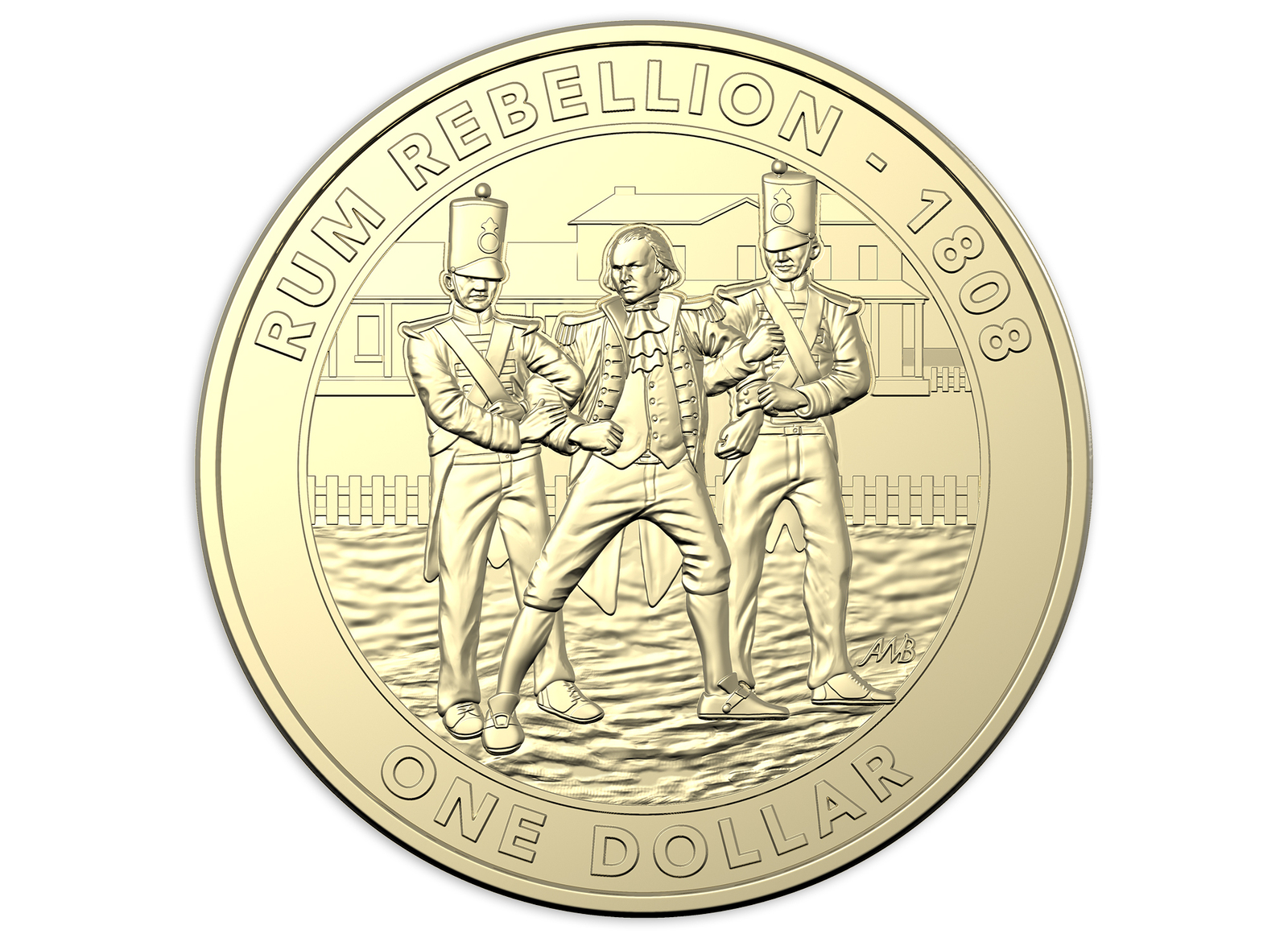 2019 $1 Rum Rebellion UNC Coin
