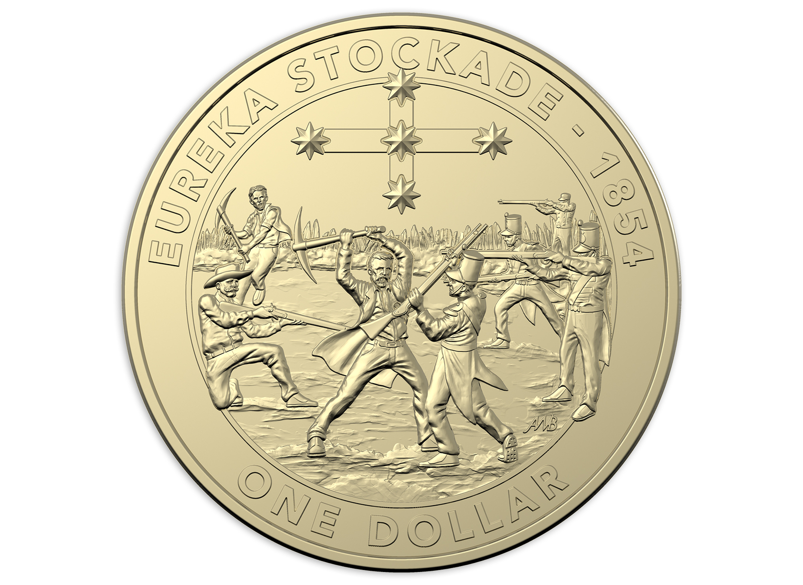 2019 $1 Eureka Stockade UNC Coin