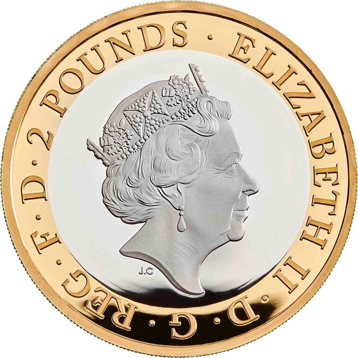 2019 £2 WWII D-Day Landings 75th Anniversary Silver Proof Coin