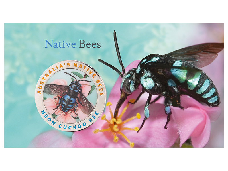 2019 Native Bees Stamp and Medallion Cover
