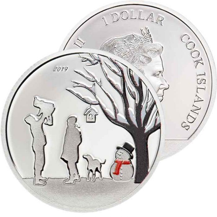 2019 $1 Winter Wonderland Snow Globe