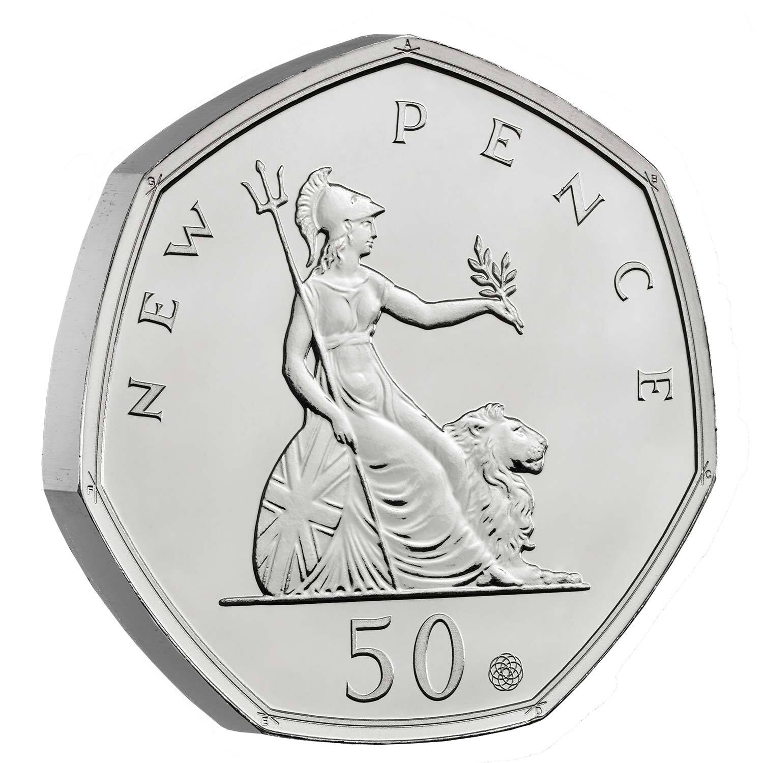 2019 50p 50 Years of the 50p Brilliant Unc Coin