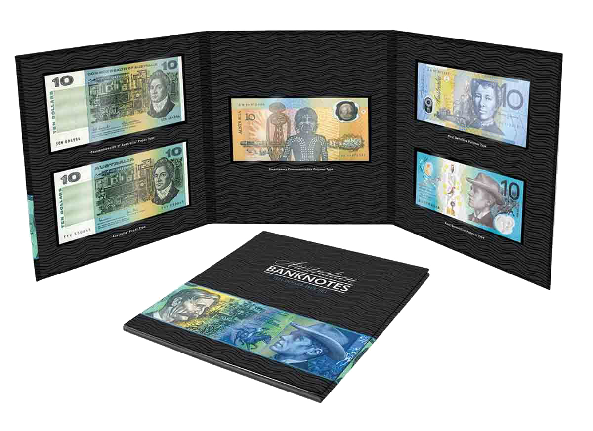 Australia $10 Banknote Type Set