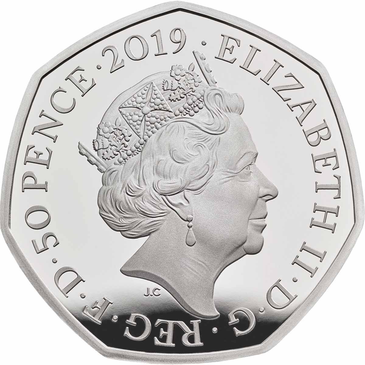 2019 50p 50 Years of the 50p Silver Proof Coin