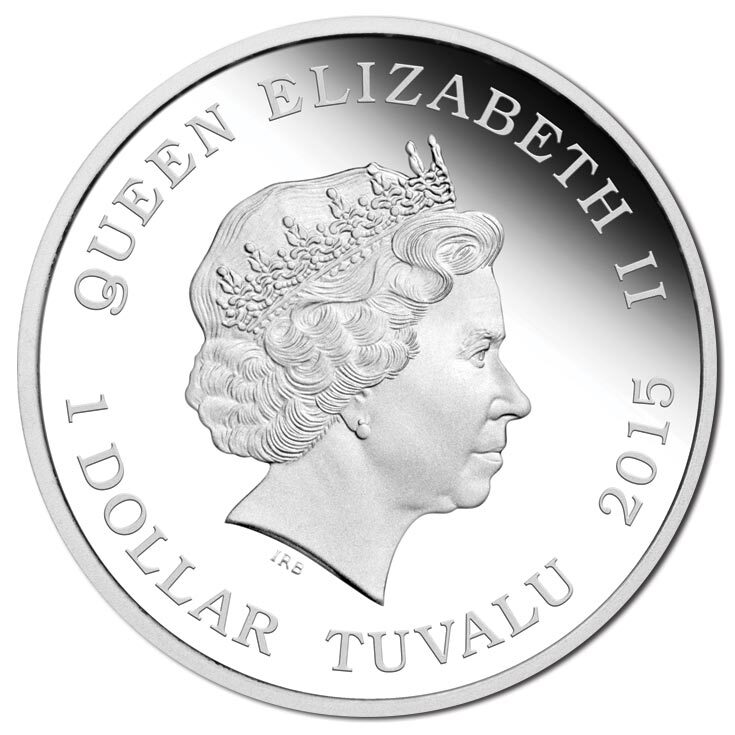 2015 $1 Star Trek Captain Janeway 1oz Silver Proof