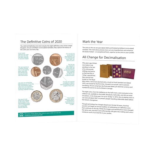 2020 Great Britain Definitive Mint Set