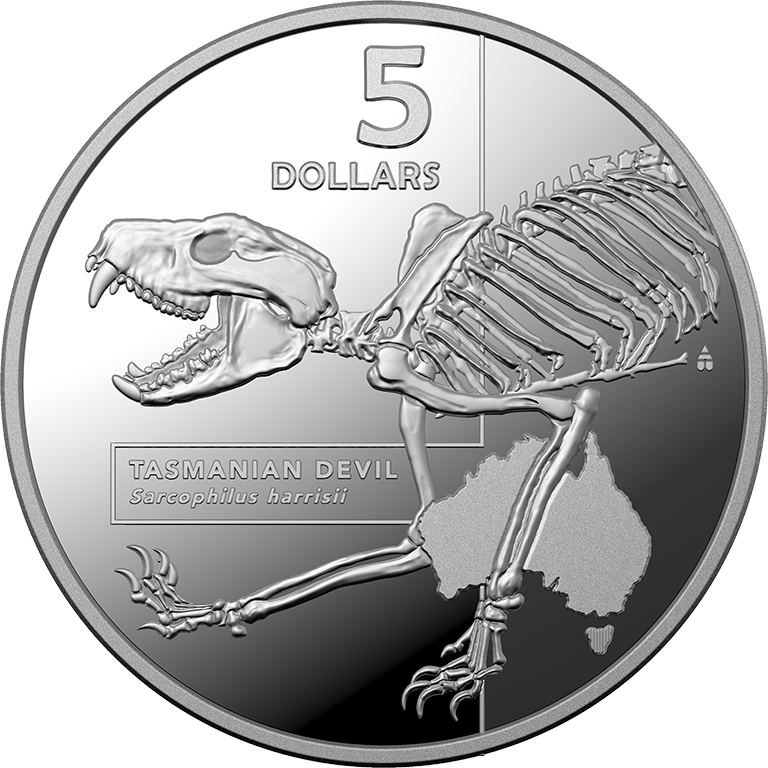 2020 $5 Inside Austrealia's Most Dangerous - Tasmanian Devil Silver Proof Coin
