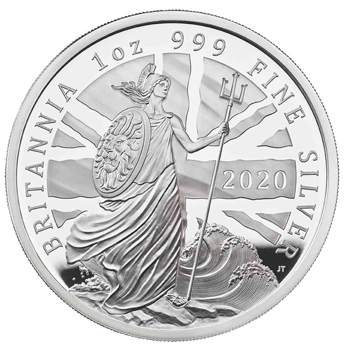 2020 £2 Britannia Silver Proof Coin