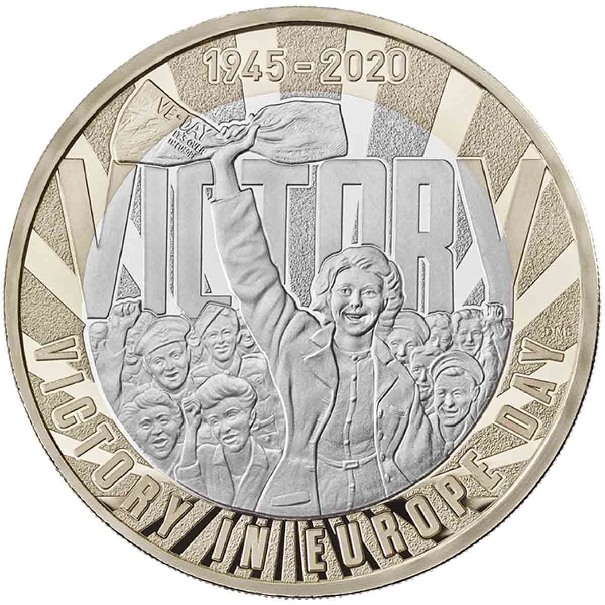 2020 £2 VE Day Silver Proof