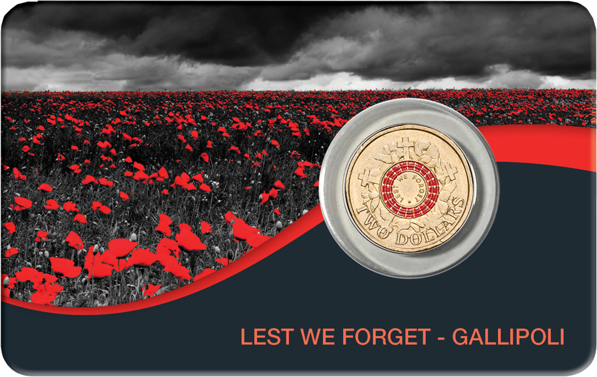 2015 $2 Lest We Forget Gallipoli