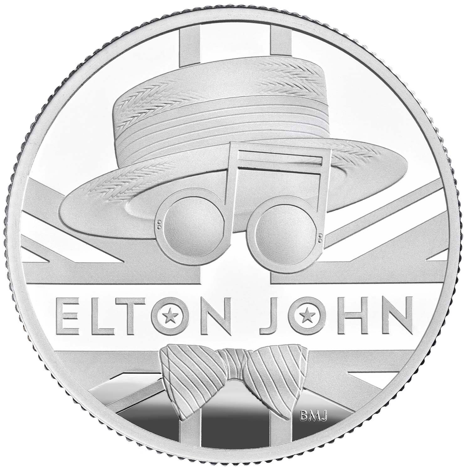 2020 £1 Elton John 1/2oz Silver Proof Coin