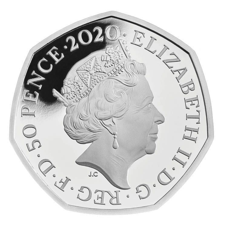 2020 50p Innovation in Science Rosalind Franklin Silver Proof Coin