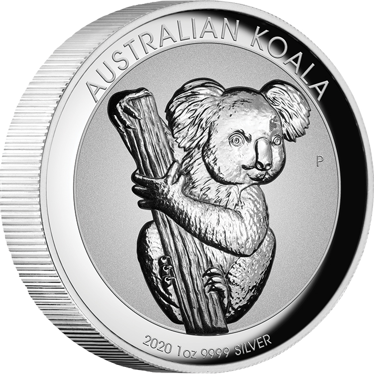 2020 $1 Australian Koala Incused 1oz Silver Proof Coin