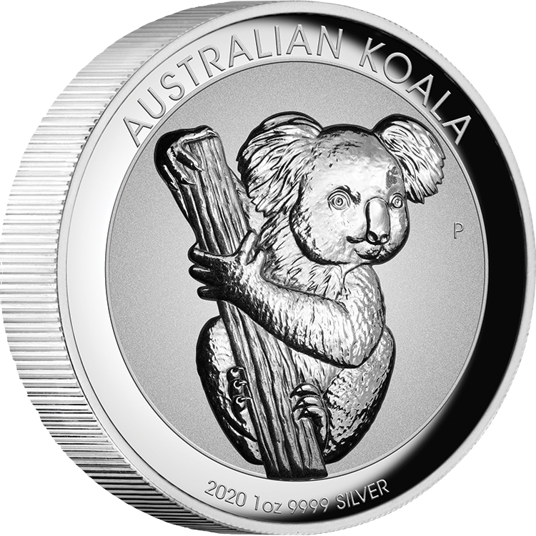 2020 $1 Australian Koala Incused 1oz Silver Proof Coin
