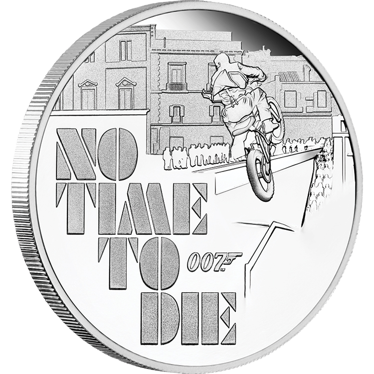 2020 $1 James Bond - No Time To Die 1oz Silver Proof Coin