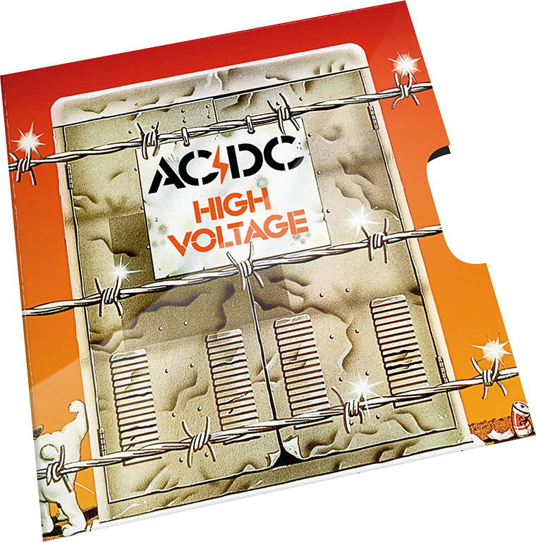 2020 20c AC/DC High Voltage Coloured UNC Coin