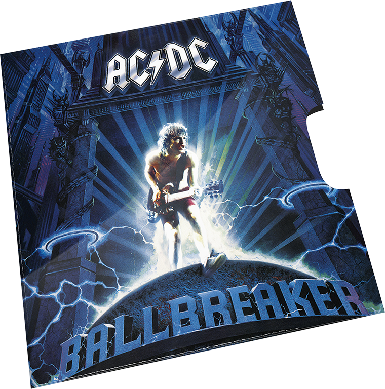 2020 20c AC/DC Ballbreaker Coloured UNC Coin