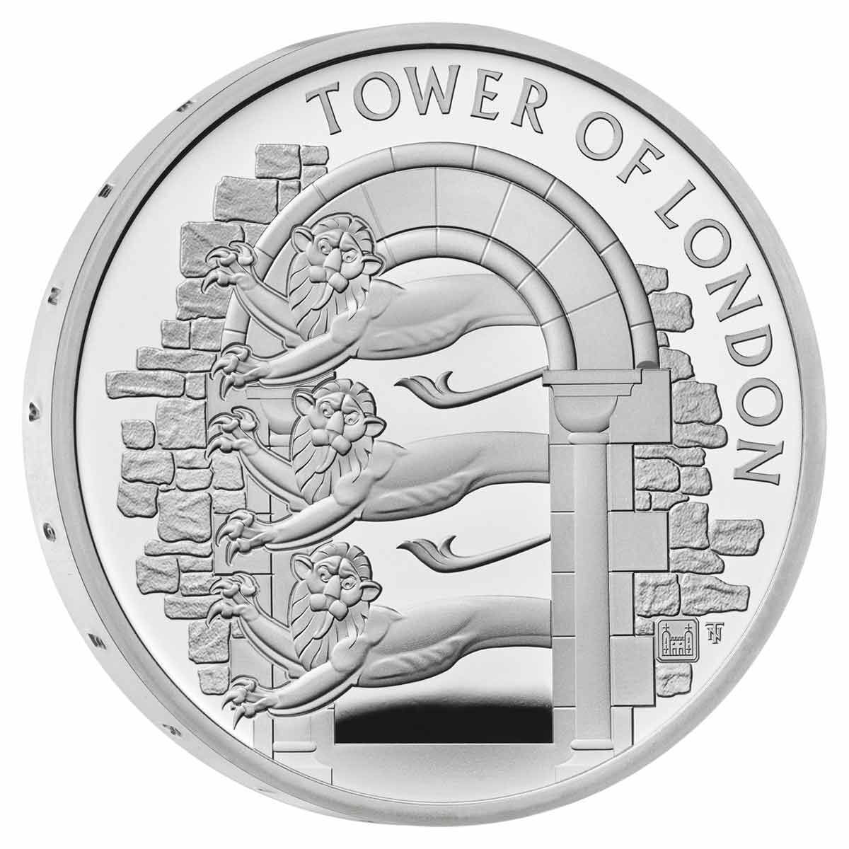 2020 £5 The Tower of London - The Royal Menagerie Silver Proof Coin