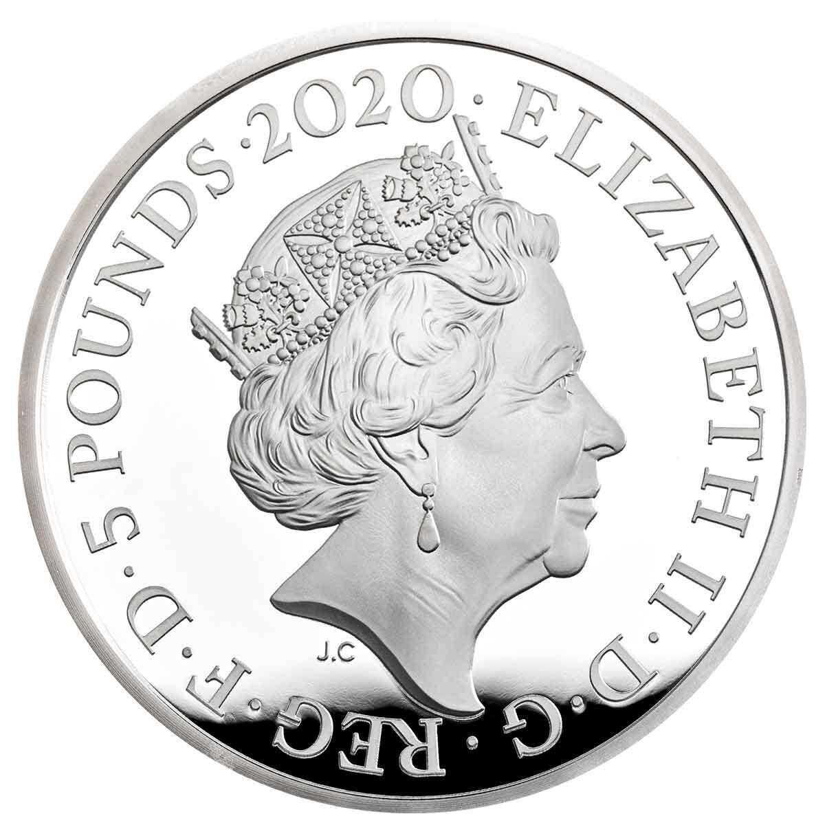 2020 £5 Tower of London - The Infamous Prison Silver Proof Coin