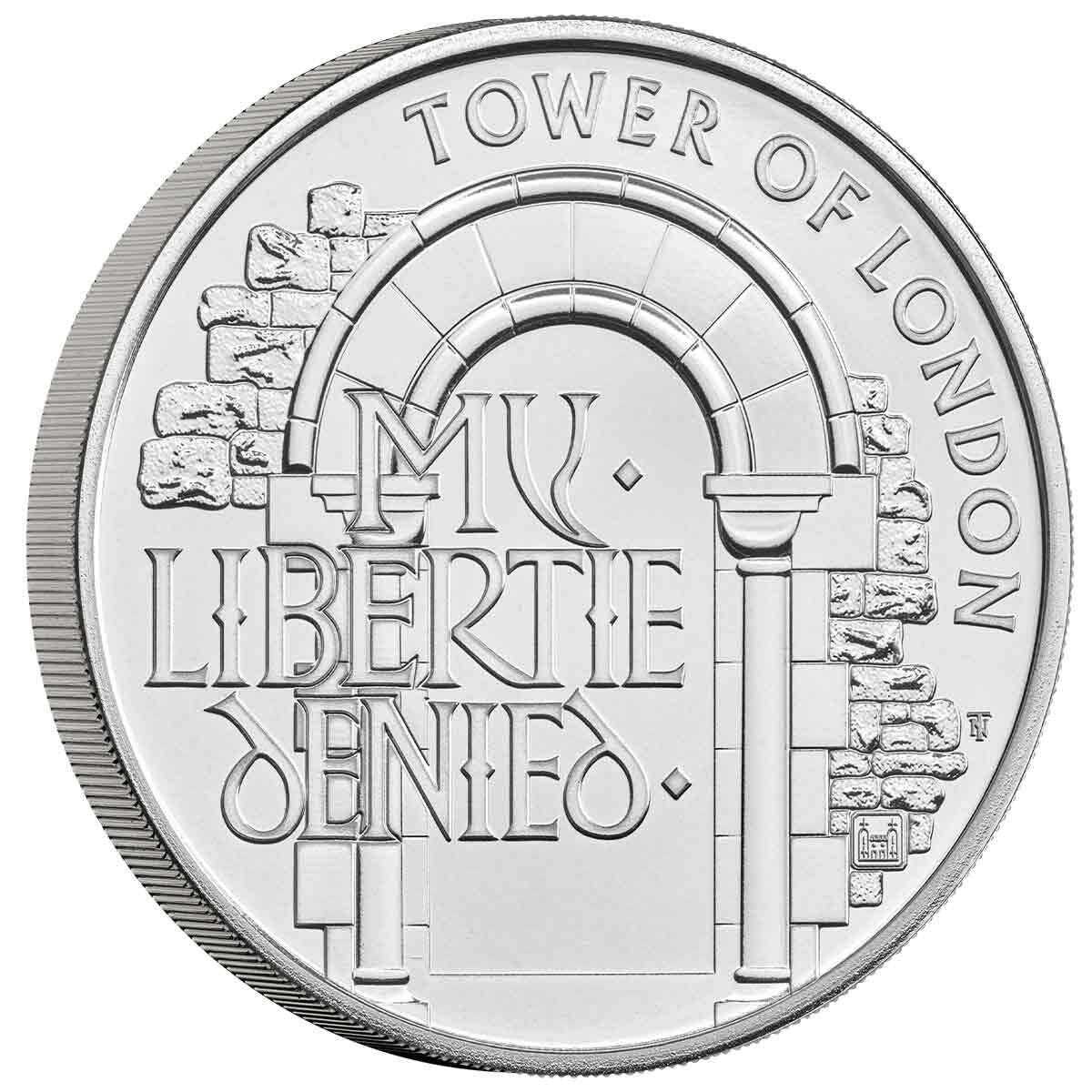 2020 £5 Tower of London - The Infamous Prison Brilliant UNC Coin