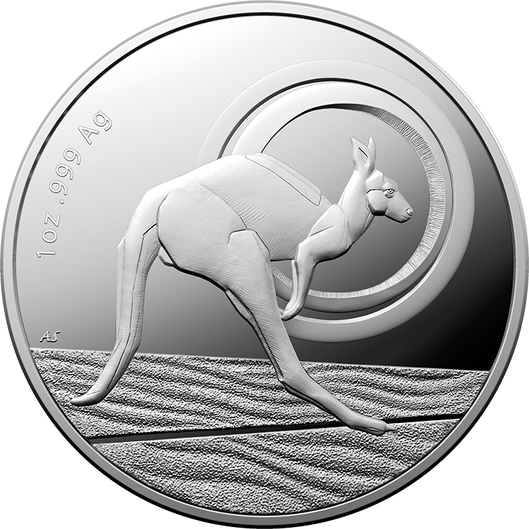 2021 $1 Kangaroo Series - Outback Majesty 1oz Silver Proof Coin
